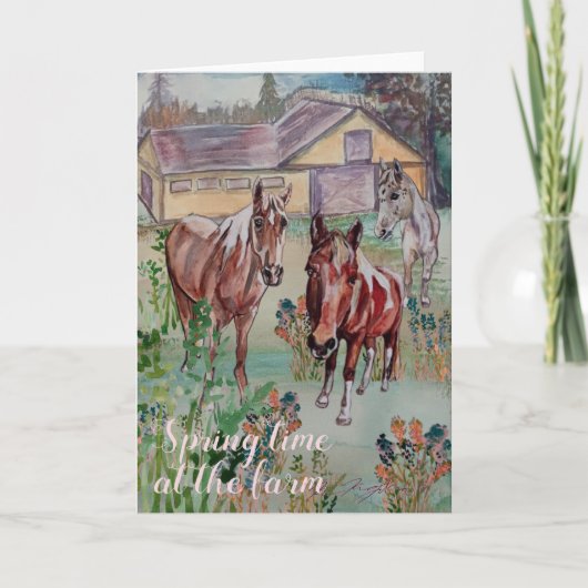 Invitation Heure du printemps à la ferme #2 vierge à l'intéri (Devant)