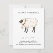 Invitation Heure du printemps ・ Moutons (Devant)