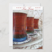 Invitation Heure du thé (Devant)