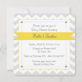 Invitation Heure du thé Baby shower ! (Dos)