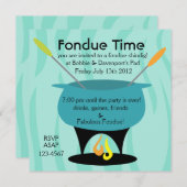 Invitation Heure Fondue ! (Devant / Derrière)