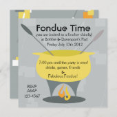 Invitation Heure Fondue ! (Devant / Derrière)