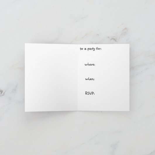 Invitation Heure heureuse d'invitation de partie (Intérieur)