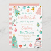 Invitation Heure la plus merveilleuse de l'année 1er annivers