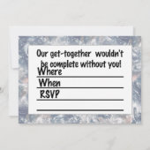 Invitation Heure pour la Terre 20h30 (Dos)