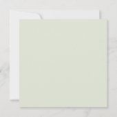 Invitation Heure pour le Fleur sauvage de la Fête des mariées (Dos)