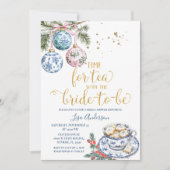 Invitation Heure Pour Tea Chinoiserie Fête des mariées Orneme (Devant)