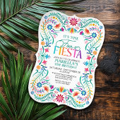 Invitation Heure quatre A Fiesta 4e anniversaire