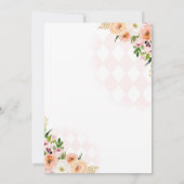 Invitation Heure Quatre Thé Anniversaire Citrouille de fête A (Dos)