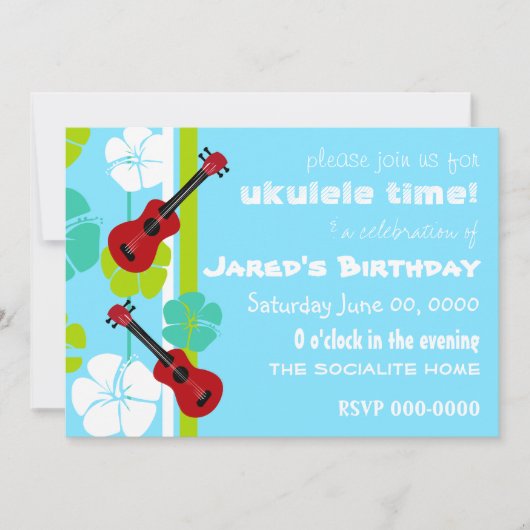 Invitation Heure Ukulele ! (Devant)