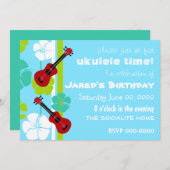Invitation Heure Ukulele ! (Devant / Derrière)