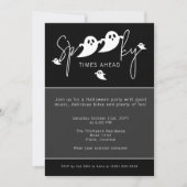 Invitation Heures éffrayantes à l'avance Ghosts Halloween (Devant)