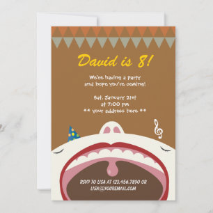 Invitation heureuse de fête d'anniversaire