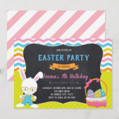 Invitation heureuse de Pâques (Devant / Derrière)