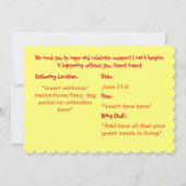 Invitation heureuse de solstice d'été pour des (Dos)