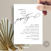 Invitation Heureusement Après La Fête, Elopement Mariage Mode