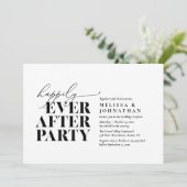 Invitation Heureusement Après La Fête, Réception De Mariage M (Debout devant)