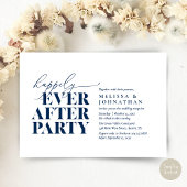 Invitation Heureusement Après La Fête, Réception De Mariage M