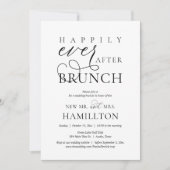 Invitation Heureusement Jamais après Brunch Post Mariage Célé (Devant)