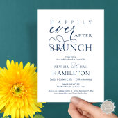 Invitation Heureusement Jamais après Brunch Post Mariage Célé