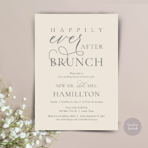 Invitation Heureusement Jamais après Brunch Post Mariage Célé