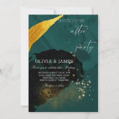 Invitation Heureusement Jamais après la fête de mariage (Devant)