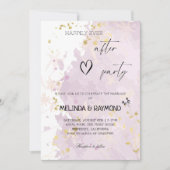 Invitation Heureusement Jamais Après La Fête De Mariage Botan (Devant)