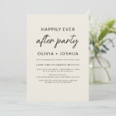 Invitation Heureusement Jamais après la fête de mariage QR Co (Debout devant)