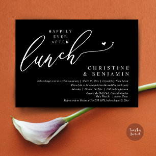 Invitation Heureusement Jamais Après La Fête Du Déjeuner De L