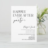 Invitation Heureusement Jamais Après La Fête Réception De Mar (Debout devant)