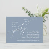 Invitation Heureusement Jamais Après La Fête Réception De Mar (Debout devant)