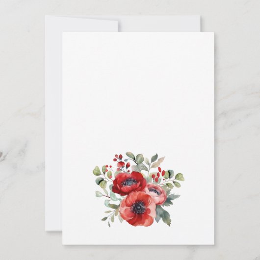 Invitation Heureusement Jamais Après La Réception De Mariage  (Dos)