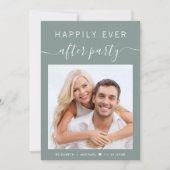 Invitation Heureusement Jamais Après La Réception De Mariage (Devant)