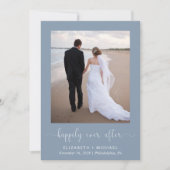 Invitation Heureusement Jamais Après La Réception De Mariage (Devant)