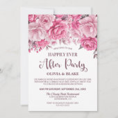 Invitation Heureusement Jamais Après La Réception De Mariage (Devant)