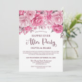 Invitation Heureusement Jamais Après La Réception De Mariage (Debout devant)