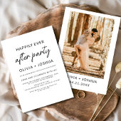 Invitation Heureusement Jamais Après La Réception De Mariage 