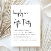 Invitation Heureusement Jamais Après La Réception De Mariage 