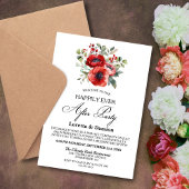 Invitation Heureusement Jamais Après La Réception De Mariage 