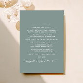 Invitation Heureusement Jamais Après La Réception De Mariage 