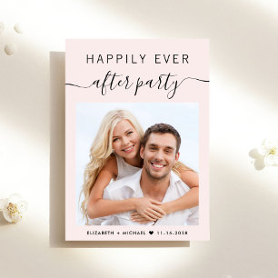 Invitation Heureusement Jamais Après La Réception De Mariage