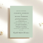 Invitation Heureusement Jamais Après La Réception De Mariage