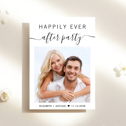 Invitation Heureusement Jamais Après La Réception De Mariage