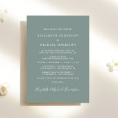 Invitation Heureusement Jamais Après La Réception De Mariage