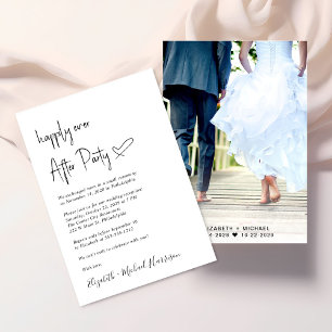 Invitation Heureusement Jamais Après La Réception De Mariage