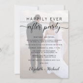 Invitation Heureusement Jamais Après La Réception De Mariage  (Devant)