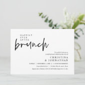 Invitation Heureusement Jamais Après Le Déjeuner Fête De Mari (Debout devant)