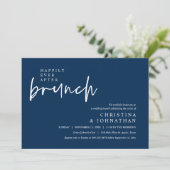 Invitation Heureusement Jamais Après Le Déjeuner Fête De Mari (Debout devant)