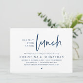 Invitation Heureusement Jamais Après Le Déjeuner Fête De Mari (Debout devant)