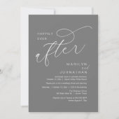 Invitation Heureusement Jamais Après Le Dîner De Soirée De Ma (Devant)
